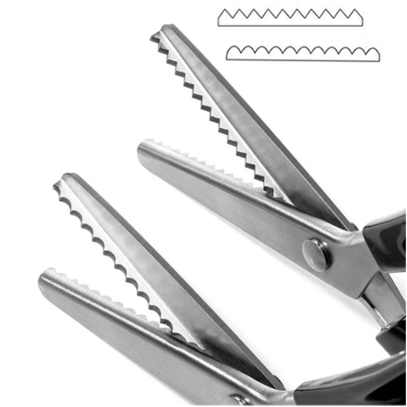 Scissors Stainless Craft - 스테인레스 스틸 핑킹 가위 컴포트 그립