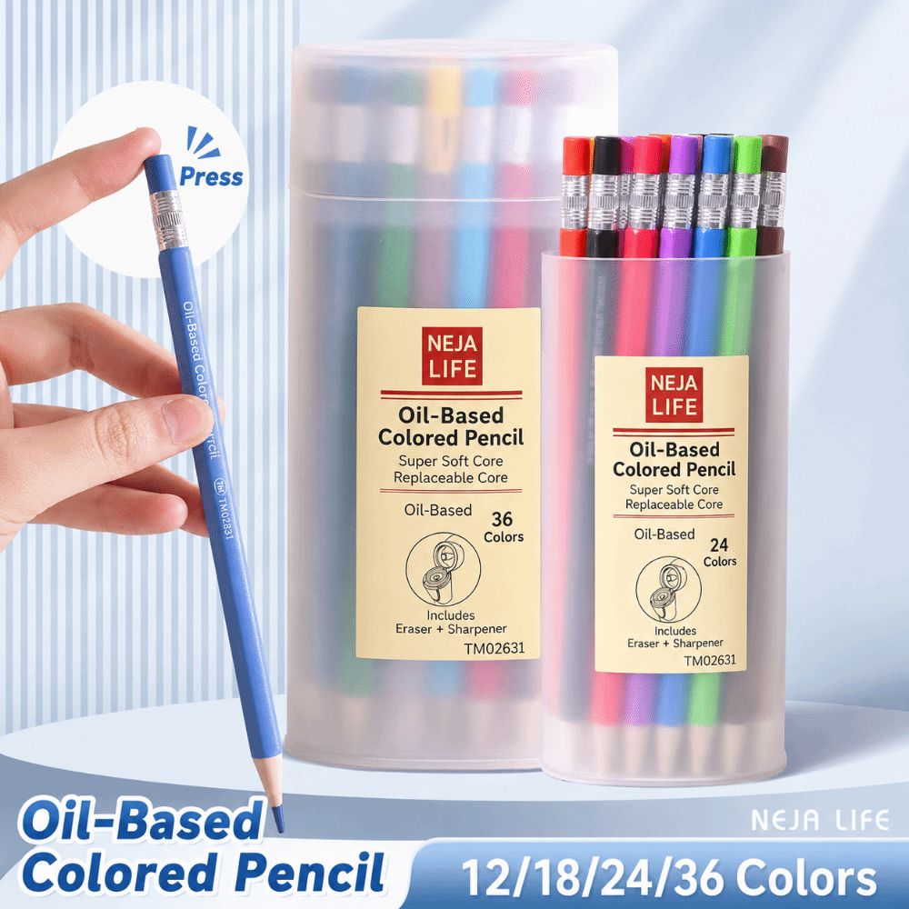Mechanical Pencil Lead - 12/18/24/36가지 색상의 색상이 변하는 샤프 연필,