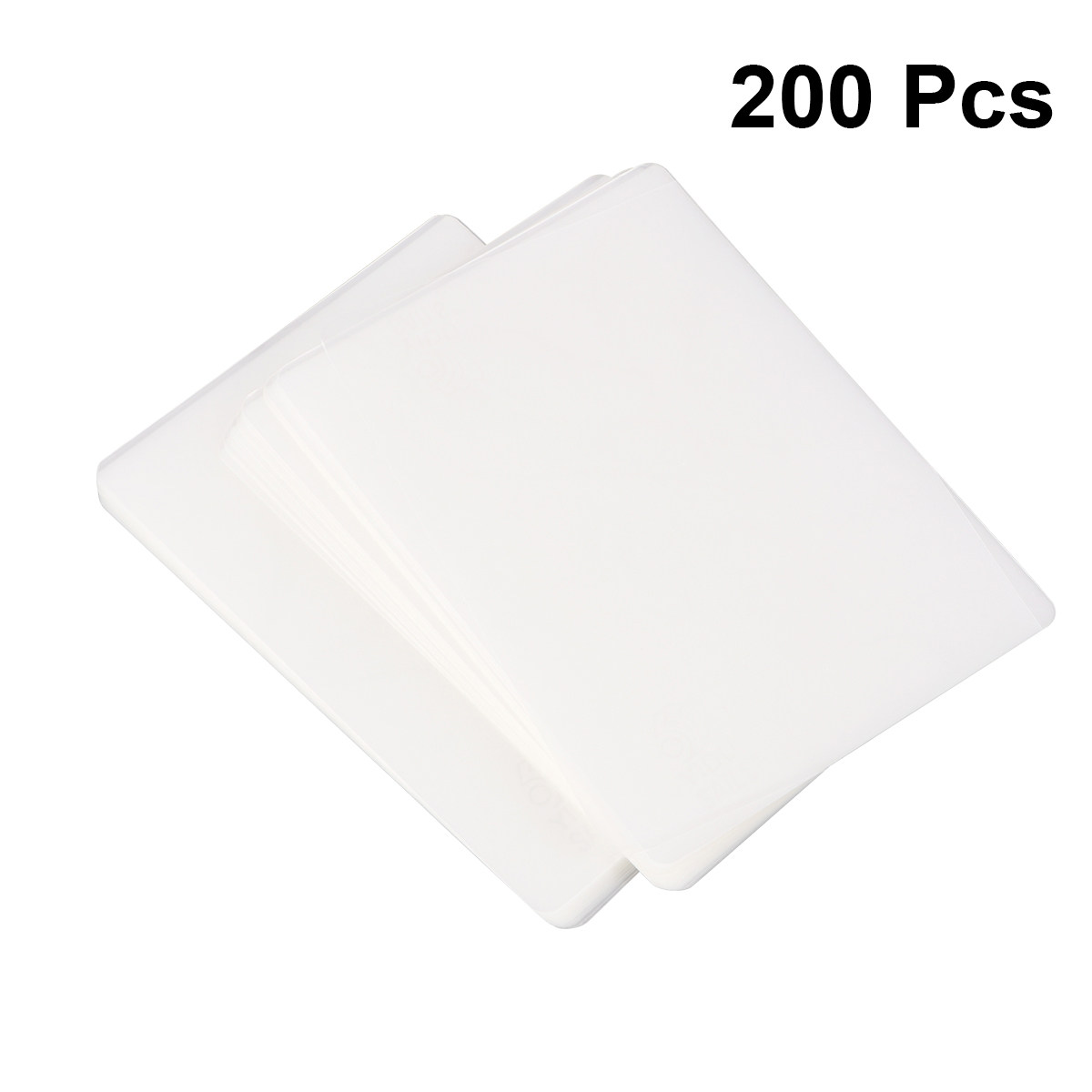 Document Laminator Pouch - 투명 라미네이팅 포장지 200개입, 범용, 방수,