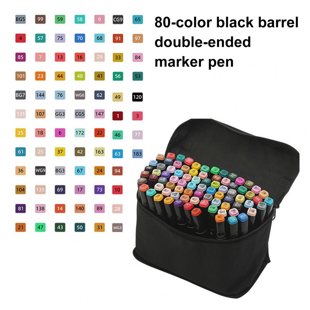 무취 양면 마커 80색 듀얼 팁 아트 마커 세트 드로잉 - Whiteboard Marker Set 리뷰 및 가격