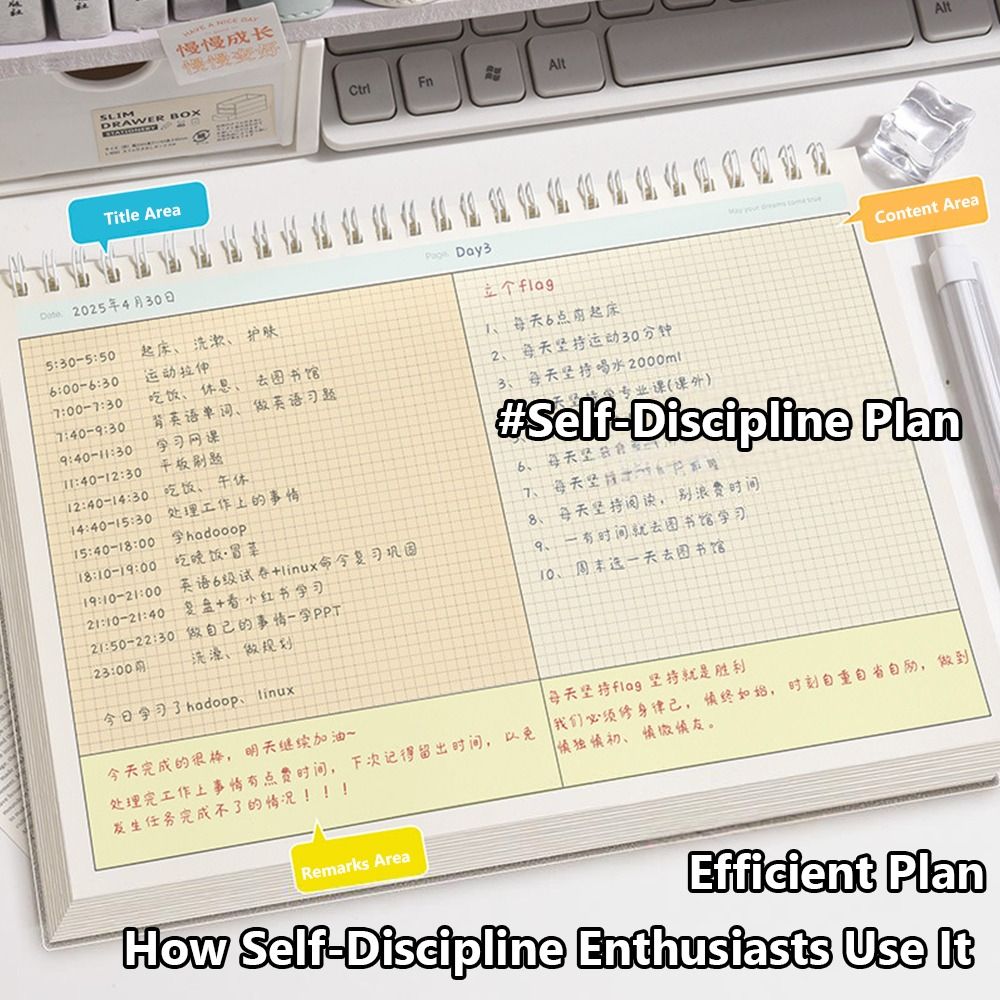 심플 두꺼운 종이 코일 노트 그리드/가로줄 분할 디자인 - Graph Paper Pad 리뷰 및 가격