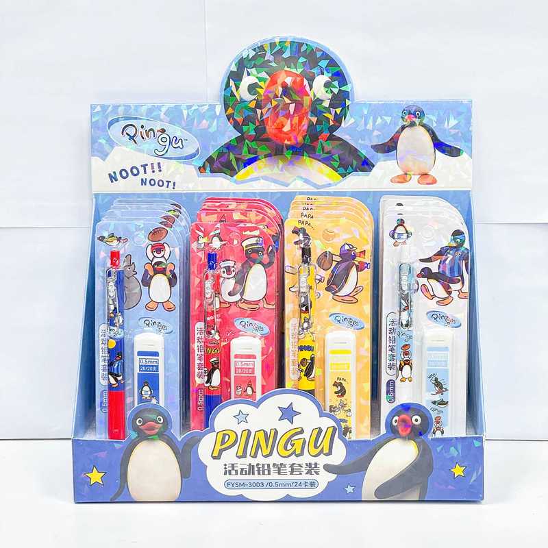 4/24pcs Kawaii Pingu 기계식 연필 세트 - Mechanical Pencil Lead 리뷰 및 가격