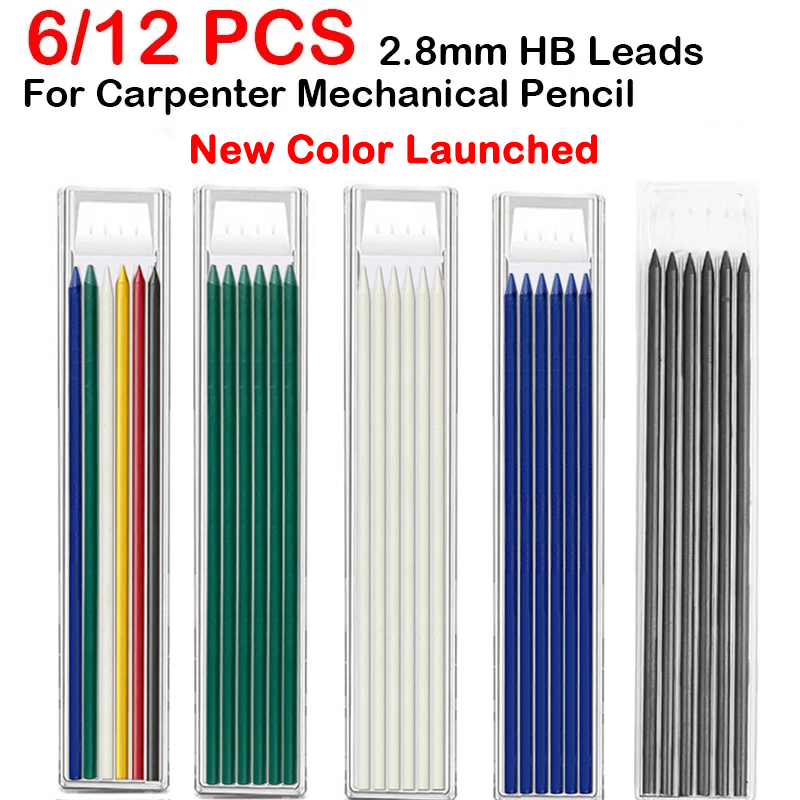 목공 기계 연필에 대 한 6/12 PCS 2.8mm 단 - Mechanical Pencil Lead 리뷰 및 가격