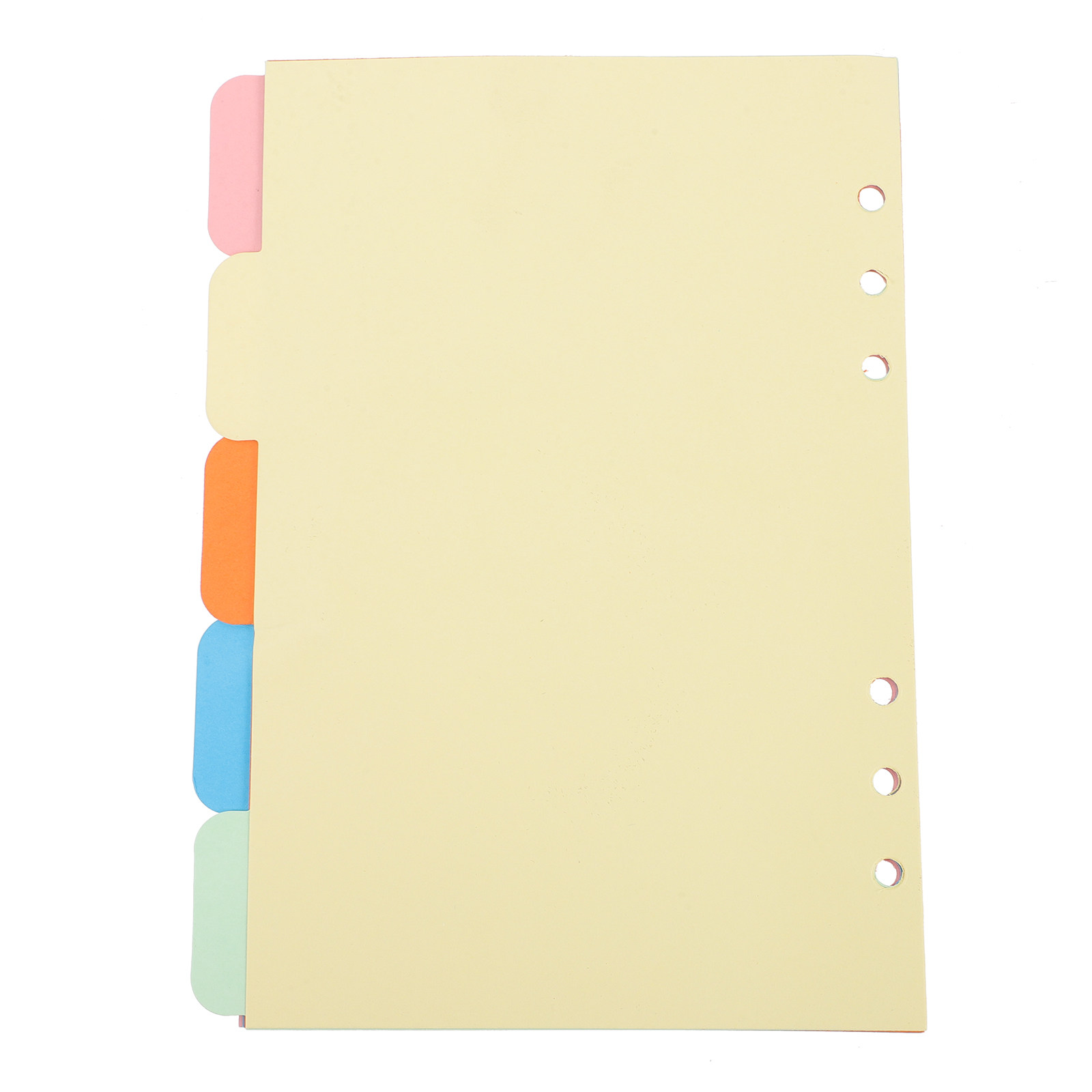 A5 사이즈의 탭 분리대 1세트, 5가지 색상, 넓은  - Index Tab Divider 리뷰 및 가격