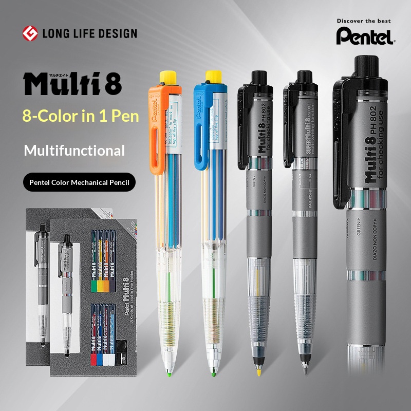 오리지널 일본 펜텔 아트 멀티 8색 샤프펜슬 세트 2. - Staedtler Pencil Lumocolor 리뷰 및 가격