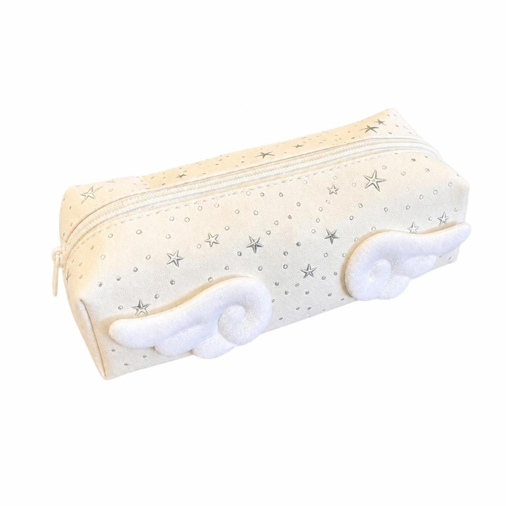 인스타일 스타 프린트 날개 장식 대용량 필통 문구 파우 - Pen Pouch Roll 리뷰 및 가격