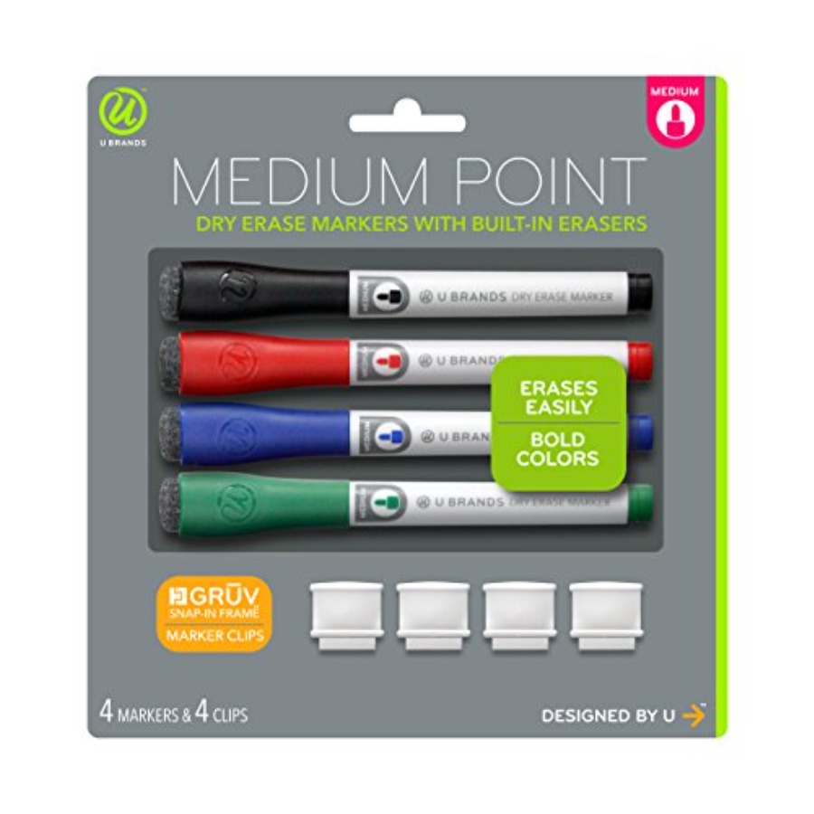 지우개가 있는 파인팁 드라이 이레이즈 마커, 마커 클립 - Whiteboard Marker Set 리뷰 및 가격